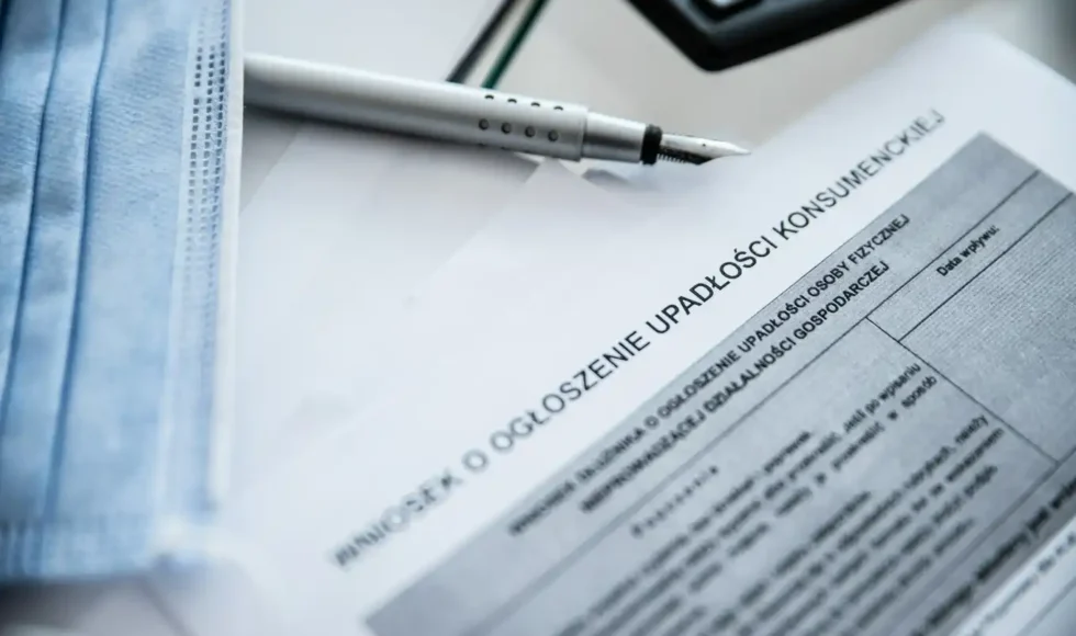 wniosek o ogłoszenie upadłości
